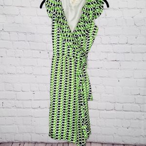 Kate Spade Aubrey Ruffle Mini Wrap Dress Vacation size 00
